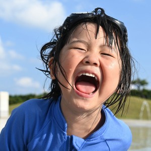 水遊びで元気もりもり、楽しい~!