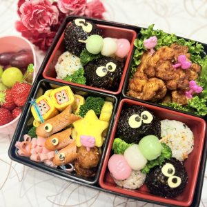 家族でピクニックをしたときのお弁当です。