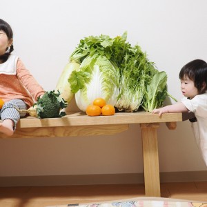 おばあちゃんにたくさん野菜をもらったよ!
ありがとう!たくさんたべるね!たくさん食べて元気モリモリ