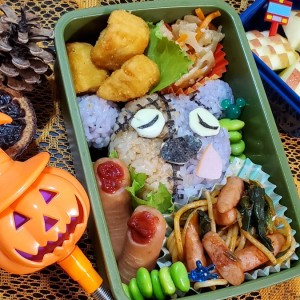 海苔のおかげでキャラ弁も毎回楽しめて子供も大喜びです!