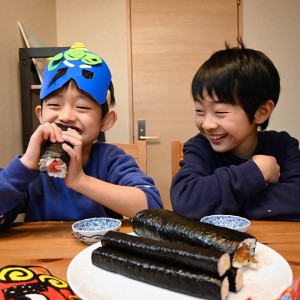 のり巻き大好き!お先にいただきます!