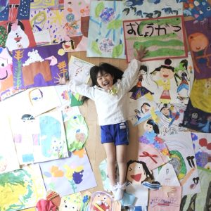 幼稚園の思い出の作品たち、楽しかったね